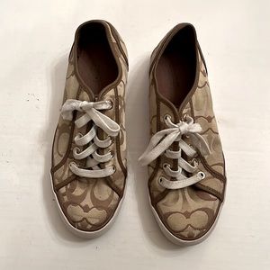 Coach Dee Optic C Khaki Sneakers
